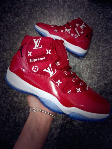 supreme louis vuitton jordan 11|supreme louis vuitton slippers.